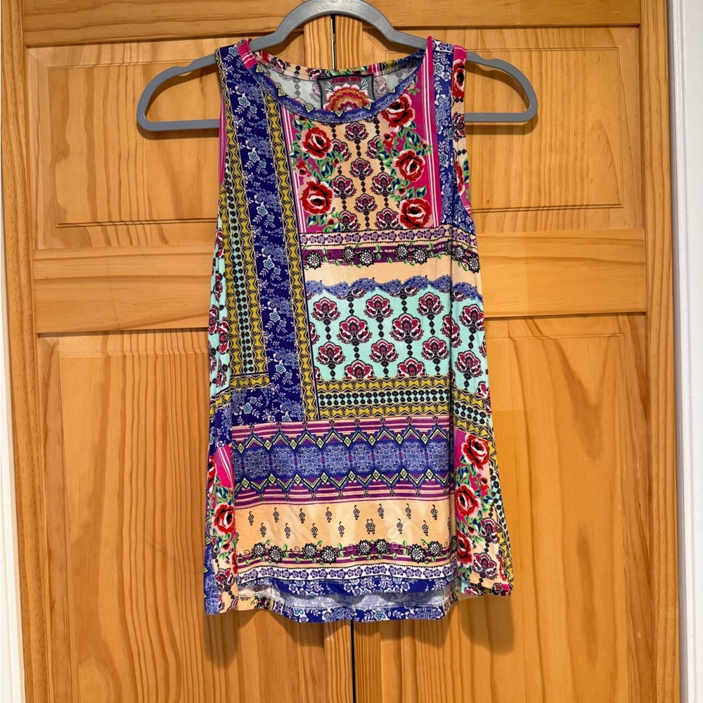 Johnny Was Multicolor  Tank Top